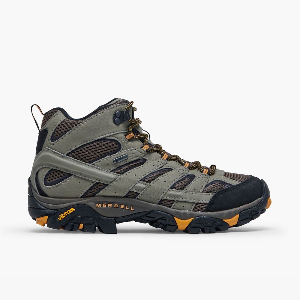 Merrell Descuento - Merrell Moab 2 Mid GORE -TEX® Wide Width Botas De Para Hombre Marrom